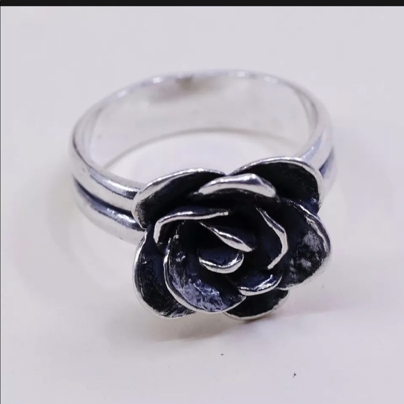 Silpada Rose Ring - size 7 - Picture 4 of 4